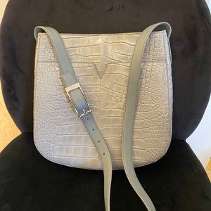 NWT Vince Croc Embossed Shoulder Bag